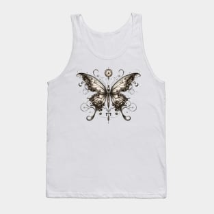 Frilly Steampunk Butterly Tank Top